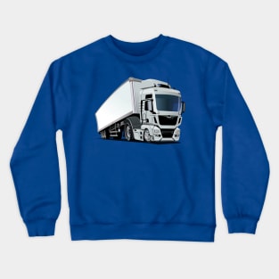 Cartoon semi truck Crewneck Sweatshirt